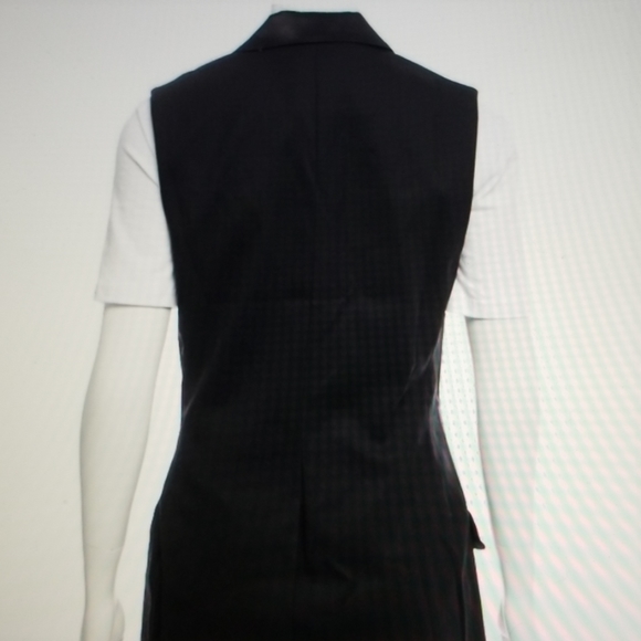 NWT Rachel Zoe Doube Breasted Tuxedo Vest Size 6 - Picture 3 of 14